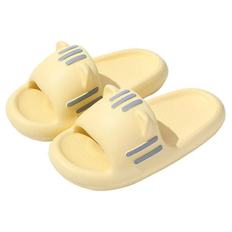 Cute Slippers Summer Indoor Home Bathroom Anti-Slip Sandals — Black