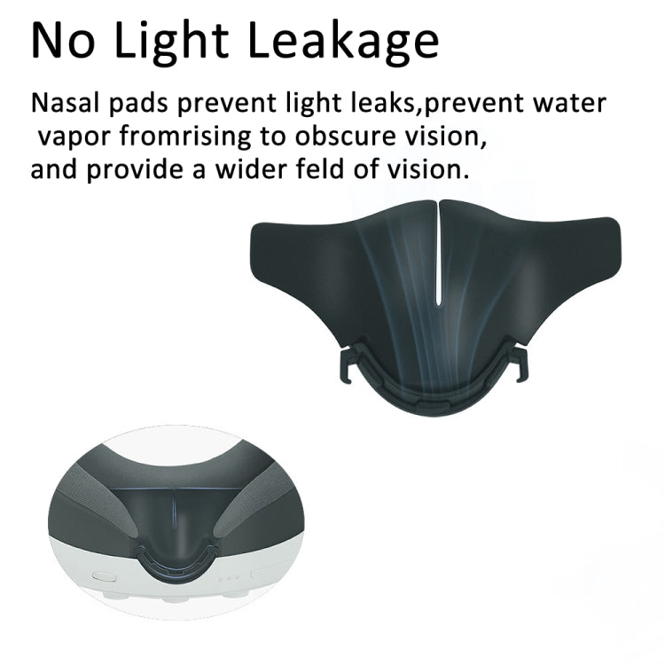 For Meta Quest 3 VR Blackout Nose Pad Mask Face Pad Cover