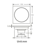 Bathroom Brushed Anti-Return Water, Insect and Odor Resistant Floor Drain — view 3