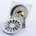 Bathroom Brushed Anti-Return Water, Insect and Odor Resistant Floor Drain — view 5