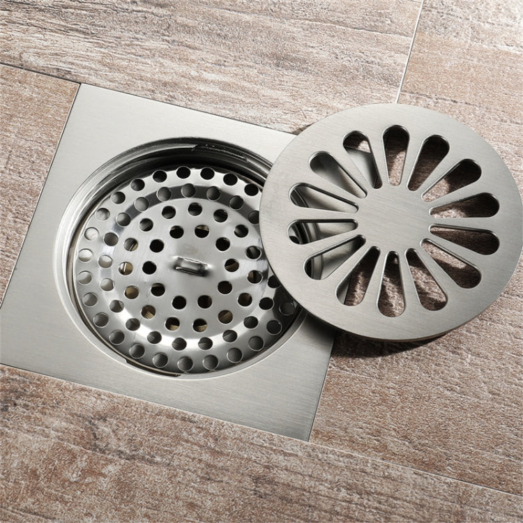 Bathroom Brushed Anti-Return Water, Insect and Odor Resistant Floor Drain — view 6