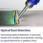 Vacuum Cleaner Soft Brush Head With Green Light Dust Display Lamp