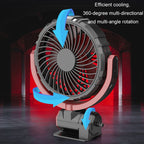 Car Foldable Steering USB Single-Head Fan — view 4