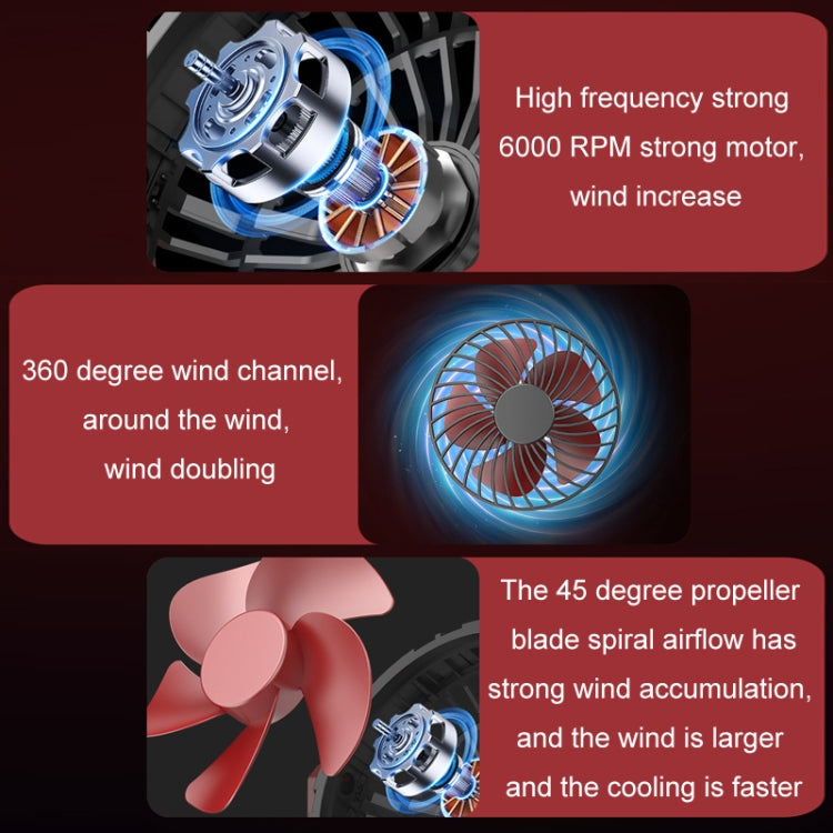 Car Foldable Steering USB Single-Head Fan — view 5
