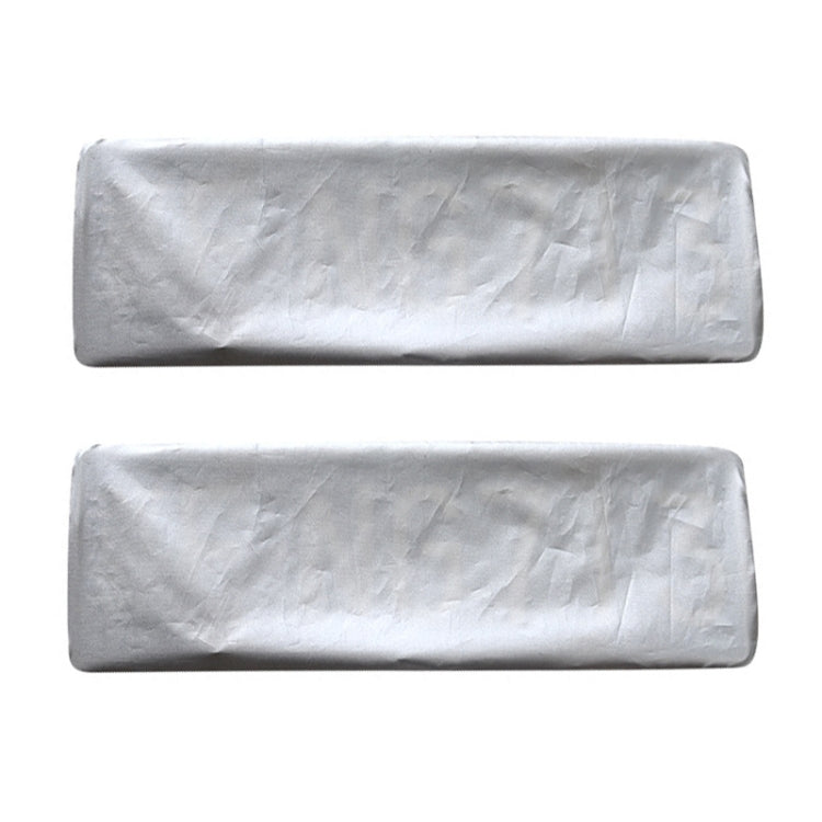 1pair Dustproof Waterproof Thickened Oxford Cloth License Plate Cover — 45x15cm