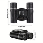 Outdoor Low-light Night Vision High-power HD Mini Binoculars