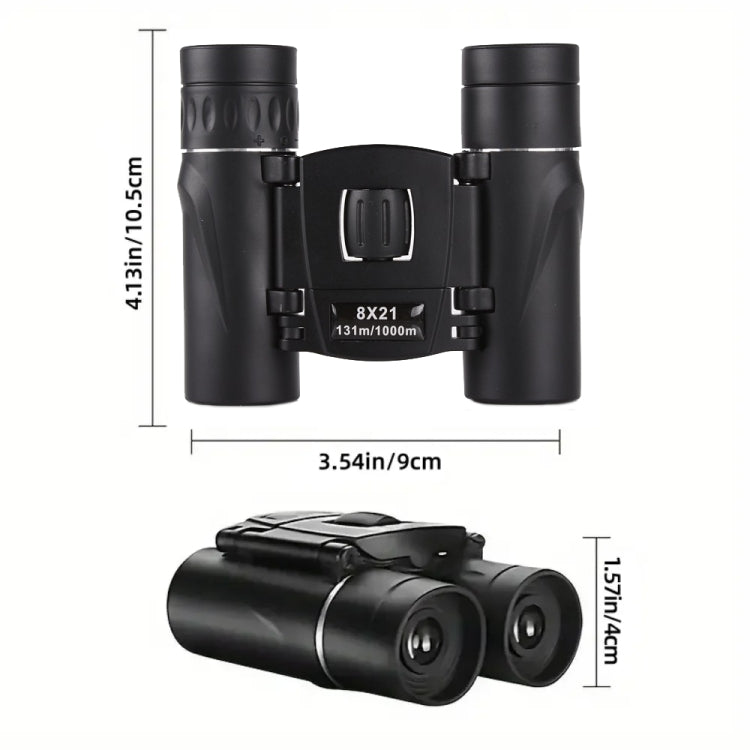 Outdoor Low-light Night Vision High-power HD Mini Binoculars