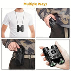 Outdoor Low-light Night Vision High-power HD Mini Binoculars