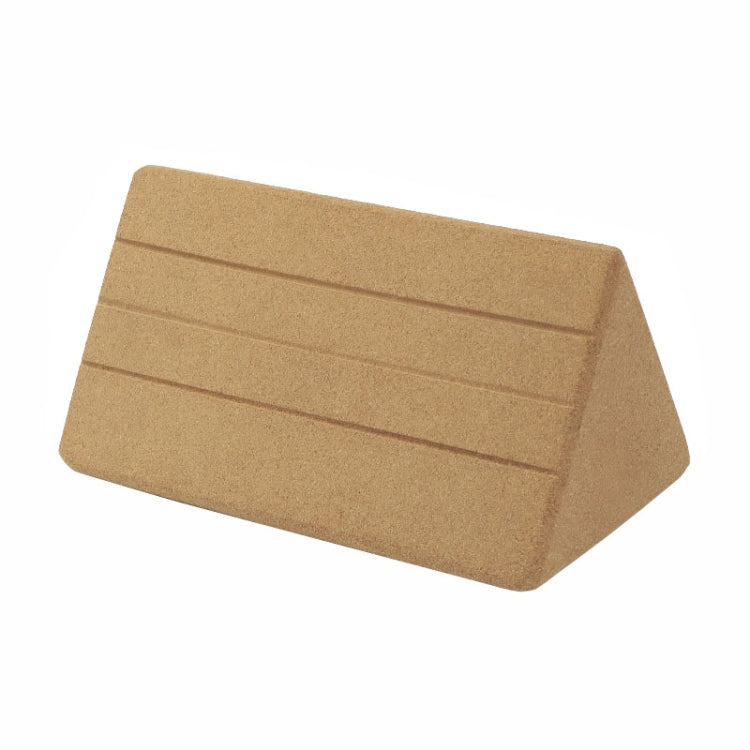 High Density Cork Yoga Blocks Waist And Abdominal Exercise Triangle Bricks