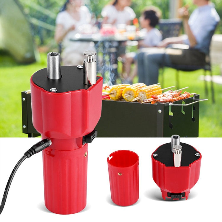 Outdoor Picnic Grill Rotary Motor Barbecue Motor Bracket Accessories With USB Wire