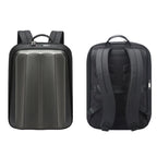 Bopai 61-122579 Large Capacity Hard Shell Password Lock Waterproof Business Laptop Backpack — (Grey)
