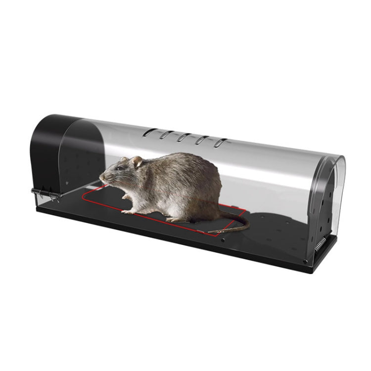 Household Transparent Plastic Highly Sensitive Automatic Pedal Mousetrap