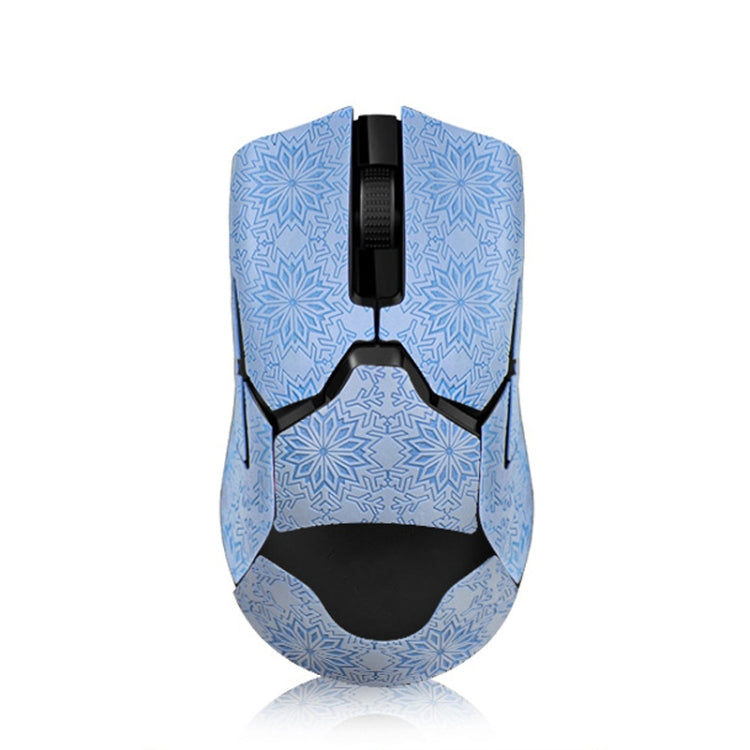 Snowflake Pattern Anti-slip Mouse Stickers — For Razer Viper Ultimate Pink Full Surround