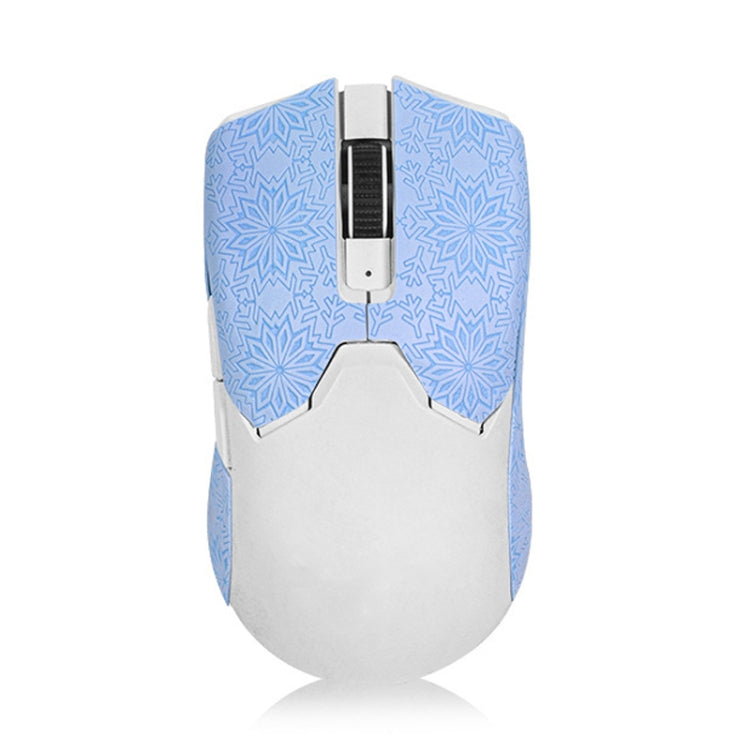 Snowflake Pattern Anti-slip Mouse Stickers — For Razer Viper V2 Pro Pink Half Surround