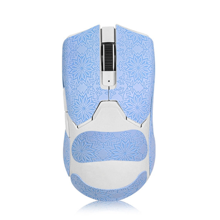 Snowflake Pattern Anti-slip Mouse Stickers — For Razer Viper V2 Pro Pink Full Surround