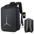 Large-Capacity Waterproof Business Commuter Laptop Backpack with USB Port
