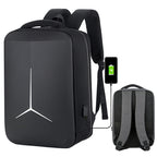 Large-Capacity Waterproof Business Commuter Laptop Backpack with USB Port