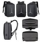 Large-Capacity Waterproof Business Commuter Laptop Backpack with USB Port — view 9
