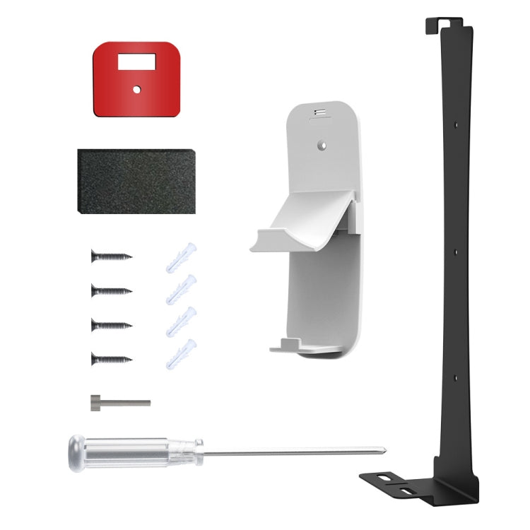 Slim JYS-P5193 Console Wall Mount Hanging Storage Rack With Headphone Grip Organizer