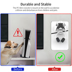 Slim JYS-P5193 Console Wall Mount Hanging Storage Rack With Headphone Grip Organizer