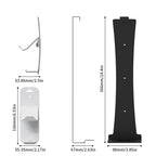 Slim JYS-P5193 Console Wall Mount Hanging Storage Rack With Headphone Grip Organizer