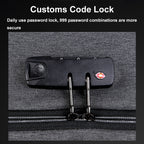Large Capacity Password Lock Anti-Theft Laptop Backpack With USB Port — view 12
