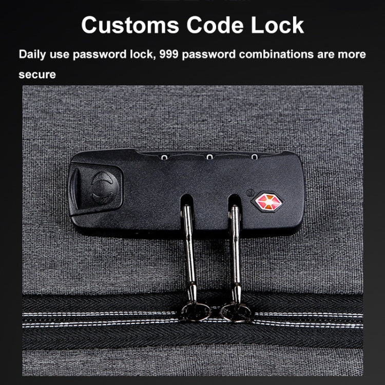 Large Capacity Password Lock Anti-Theft Laptop Backpack With USB Port — view 12