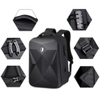 Password Lock Large Capacity Waterproof Laptop Backpack with USB Port — view 6