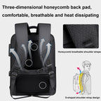 Password Lock Large Capacity Waterproof Laptop Backpack with USB Port — view 7
