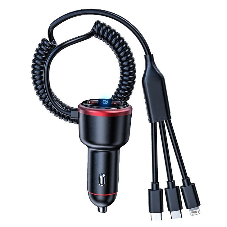 Vehicle Mini Fast Charging Charger Car One To Three Cigarette Lighter — Upgrade Version