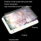 Rechargeable Copy Desk Copying Board Practice Painting LED Writing Desk — view 6