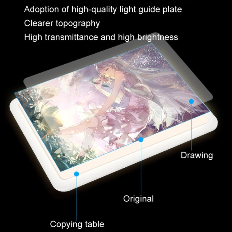 Rechargeable Copy Desk Copying Board Practice Painting LED Writing Desk — view 6