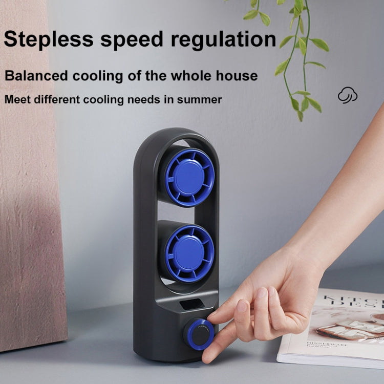 Intelligent Digital Display 100-Speed Stepless Speed Desktop Shaking Head Tower Fan