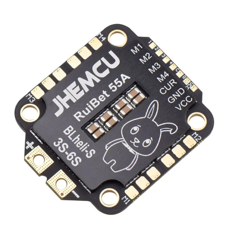 4 In 1 Brushless ESC 3-6S 30.5X30.5 M4 BLHELI_S Dshot600 ESC for RC FPV — JHEMCU RuiBet  45A