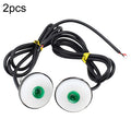 2pcs 23mm Motorcycle Eagle Eye Light Reverse Rearview Mirror Spotlight