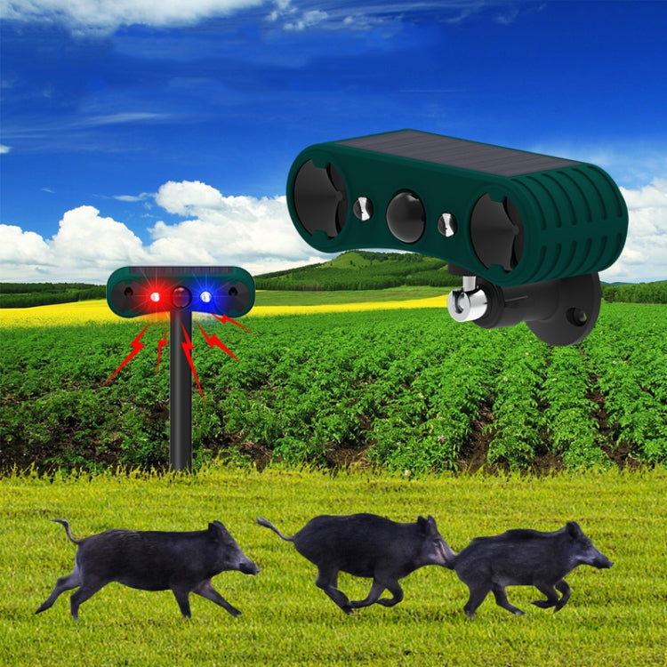 N911W Solar Powered Mouse Repeller Alarm Infrared Sensor Animal Repellent — view 2