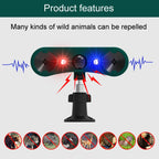 N911W Solar Powered Mouse Repeller Alarm Infrared Sensor Animal Repellent — view 6