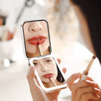 40LEDs HD Infinitely Dimmable Folding Makeup Mirror Portable Flip Double-sided Mirror — view 6