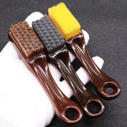 2pcs Amber Handle Walnut Diamond Olive Coloring Tool — view 2