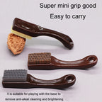 2pcs Amber Handle Walnut Diamond Olive Coloring Tool — view 3