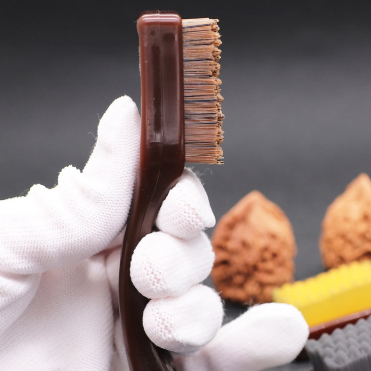 2pcs Amber Handle Walnut Diamond Olive Coloring Tool — view 5