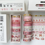 10rolls /Box Combined Washi Tape Set DIY Scrapbook Stickers 1.5cmx4+1cmx6 — view 6