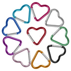 5pcs Love Hiking Buckles Backpack Hooks Cell Phone Water Bottle Hooks