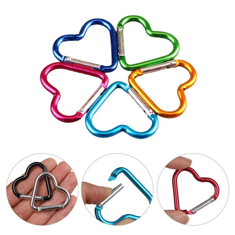 5pcs Love Hiking Buckles Backpack Hooks Cell Phone Water Bottle Hooks
