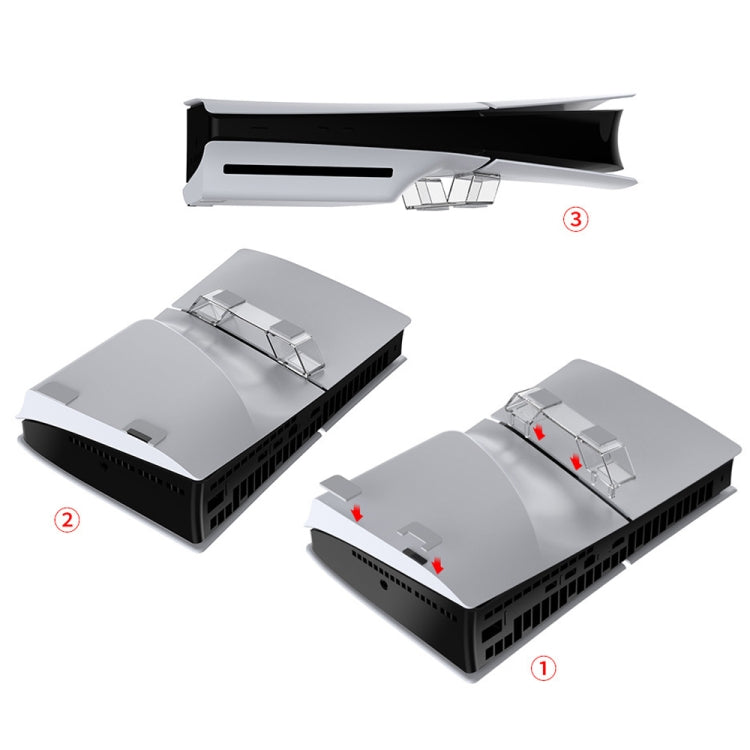For Sony PS5 Slim DOBE TP5-3582 Game Console Horizontal Storage Holder — view 5