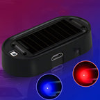 Car Solar Analog Anti-theft Device LED Warning Light