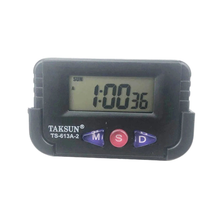 LED Display Electronic Car Clock Double-sided Glue Car Clock, TAKSUN TS-613A-2