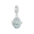 S925 Sterling Silver Easter Lucky Egg DIY Pendant