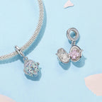 S925 Sterling Silver Easter Lucky Egg DIY Pendant — view 4