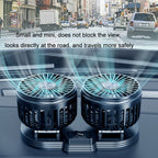 5V USB Port Car Dual-head Fan Circulation Fan — view 6